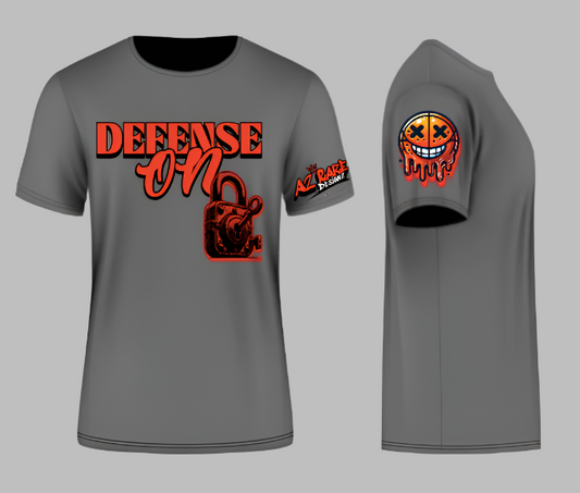 Defense on Lock - Red and Black