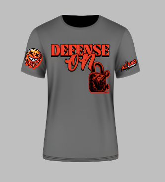 Defense on Lock - Red and Black